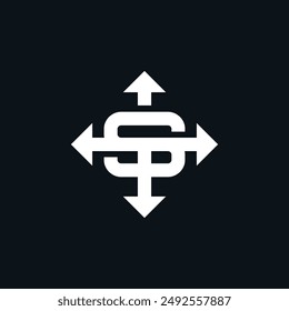 S and T compass logo