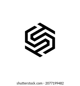 S T St Ts Initial Logo Stock Vector (royalty Free) 2077199482 