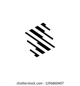 S Tecchnology Line Logo Design Inspiration - vector