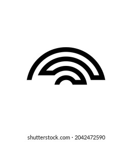 S technology circle monogram logo