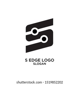s technology logo icon design vector