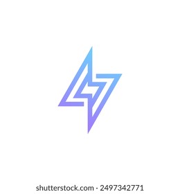 S Thunder Logo Design. S-Lichtsymbol