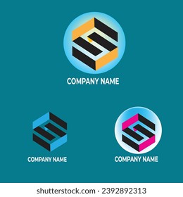 S Typography Company logo design