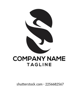 s typography logo design alphabet.