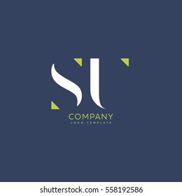 S U logo vector template