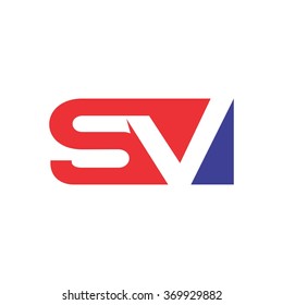 s and v logo vector.
