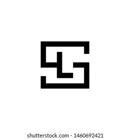 s vector logo with l letter inside