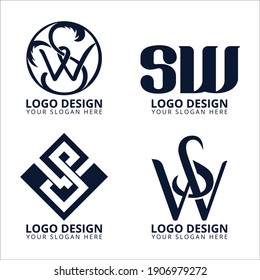 S W Professional Logo Design Collection
