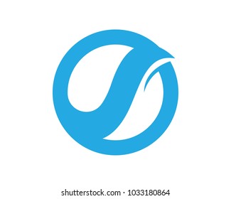 S water wave logos template symbols