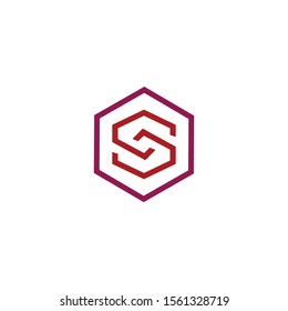 S Wave Logo Template vector symbol nature