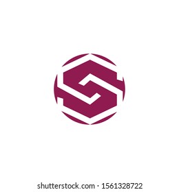 S Wave Logo Template vector symbol nature