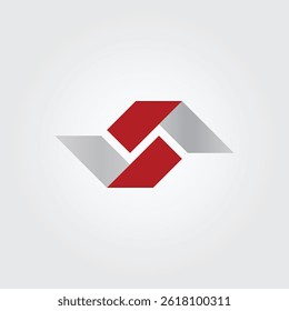 S wing icon logo 3 design illustration