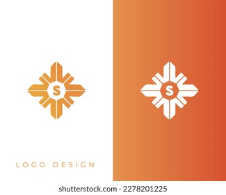 S wordmark logo design, S combination icon