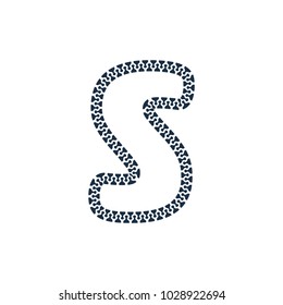 S Zip Letter Logo Icon Design