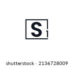 S1, 1S Initial letter logo