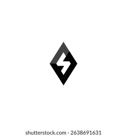 S1 technology square kite design logo