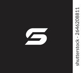 S1 technology vector initial logo