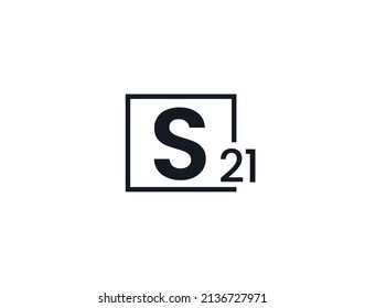 S21 21s Initial Letter Logo Stock Vector (Royalty Free) 2136727971 ...