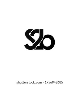 diseño original del logotipo de monograma s2b
