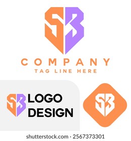 S3 Letter logo icon design elements