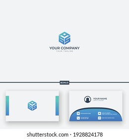 s6 logo simple hexagonal letter S 69 logo