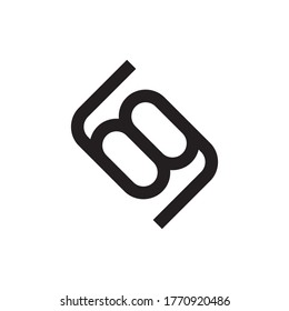 S8, IBI letter logo design vector