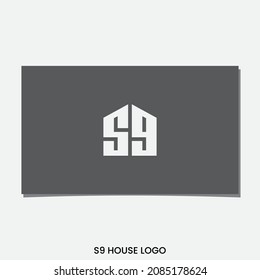 S9 HOUSE LOGO DESIGN VECTOR