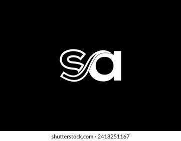 SA abstraktes Logo-Design und kreatives Logo