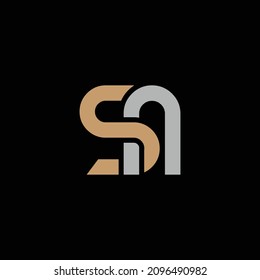 SA or AS abstract outstanding professional business awesome artistic branding company different colors illustration logo