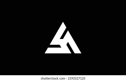  SA, AS, S, A Buchstaben abstraktes Logo Monogramm 
