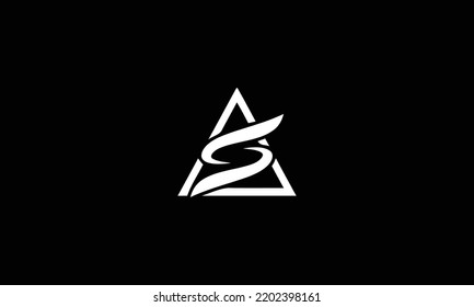 SA, AS, S, A Buchstaben abstraktes Logo Monogramm