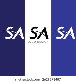 SA initial logo design app