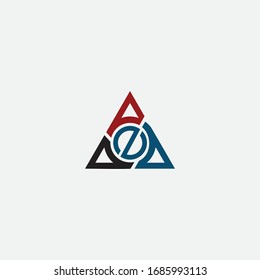 sa  initial logo
triangle line modern