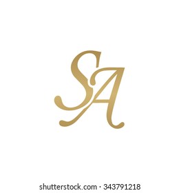 SA initial monogram logo