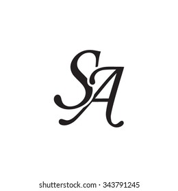 SA initial monogram logo