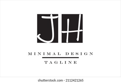 SA- oder JH-Vektorgrafik-Minimaldesign 
