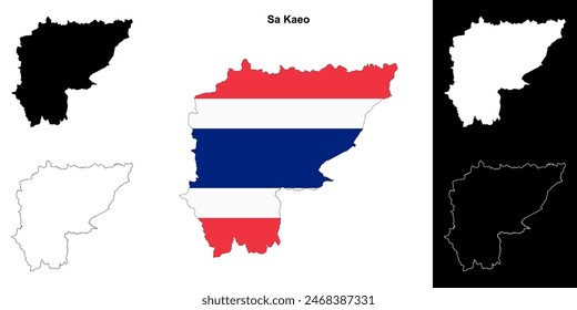 Mapa de la provincia de Sa Kaeo