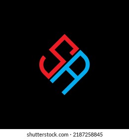 SA letter logo creative design with vector graphic