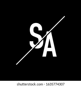SA Letter Logo Design Template