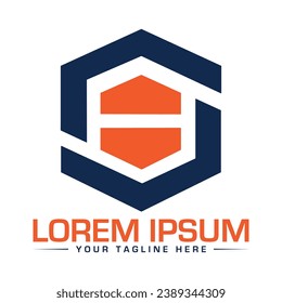 Diseño de logotipo de carta SA Diseño de logotipo único y moderno 