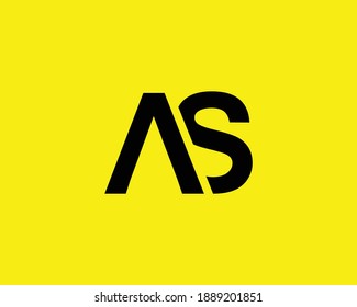 ALS SA LETTER LOGO DESIGN VEKTORPROBE