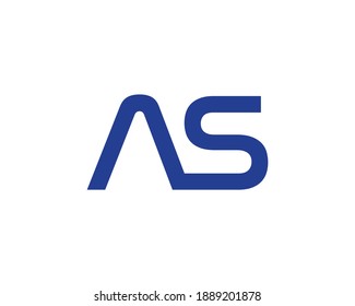 ALS SA LETTER LOGO DESIGN VEKTORPROBE