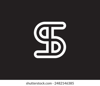 SA-Buchstabenlogo, SA-Monogramm-Logo, S-Buchstabenlogo, Logos