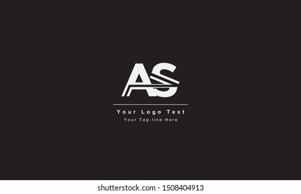 AS or SA letter logo. Unique attractive creative modern initial AS SA A S initial based letter icon logo