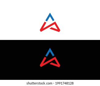 Vordruckmuster für SA-AS-Buchstaben-Logo