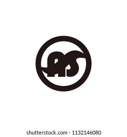 sa letter vector logo