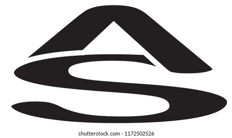 sa letter vector logo