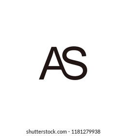 sa letter vector logo. as letter vector logo