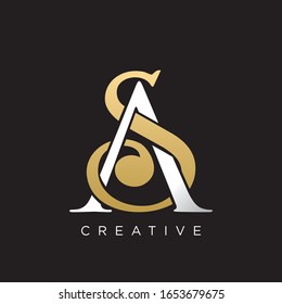 Sa Logo Design Luxury Icon