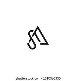 SA Logo Design Template